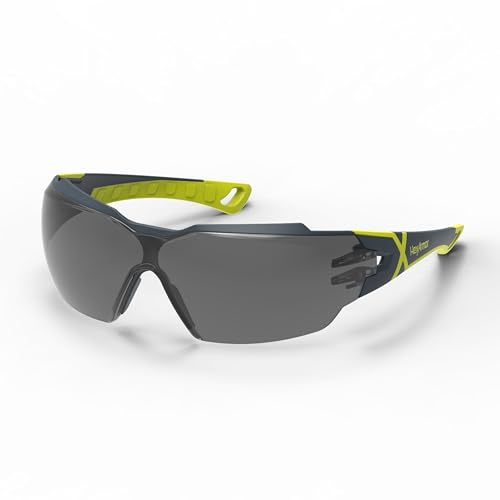 HexArmor MX300 Safety Glasses | Anti-Fog | ANSI Z87+ | 100% UV Protected - color: Grey 14%