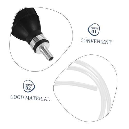 Homoyoyo Oil Pipe Water Pump Portable Transfer Pump Hand Siphon Hose for Emergency Use