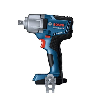 BOSCH GDS18V-330PCN 18V Brushless 1/2 In. Mid-Torque Impact Wrench with Pin Detent (Bare Tool) - style: Tool Only w/ Pin Detent