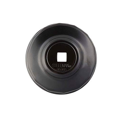 Steelman Oil Filter Cap Wrench for Mazda, 76mm x 14 Flute, 3/8-inch Drive, Low-Profile Design for Confined Space