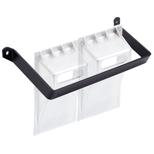 Outus Wheel Chock Bracket Mount Holder, Storage for 2 Pcs 9 Inch Aluminum Wheel Chocks Trailer Bed, Fender, Loading Dock, Tractors Truck Tire Blocks, Powder Coated Carbon Steel, 20.8"L x 1.25"W x 7"H
