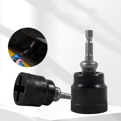 Drill Adapter Jack Socket - Quick Connect Lifting Tool | Electric Socket Adapter for Vehicle Maintenance, Tire Work, Road Trip Kit, Beginners, Mom, Compact Car Repair Accessory for Home Gara