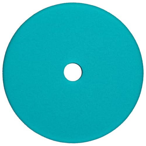 RUPES 9.DA150B Pack of 12 Light Blue D-A Intermediate Foam Polishing Pads 150mm | Ideal for Paint Correction & Gloss Enhancement | Compatible with 5" Backing Plate | Improves Cutting Performance - size: Intermediate 150mm, style: Pack of 12