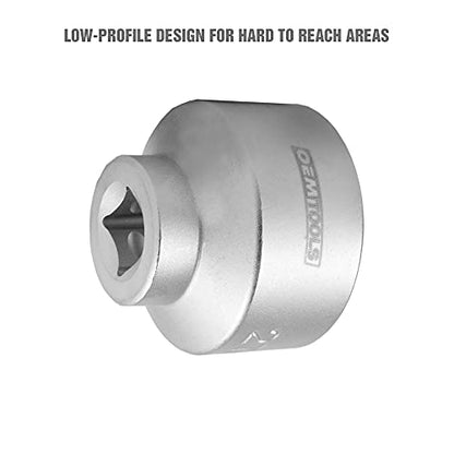 OEMTOOLS 27 MM OIL FILTER SOCKET - style: 27 mm