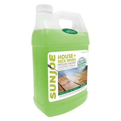 Sun Joe SPX-HDC1G House and Deck All-Purpose Pressure Washer Rated Concentrated Cleaner, 1-Gallon , White , 128 Fl Oz (Pack of 1) - style: House & Deck Cleaner