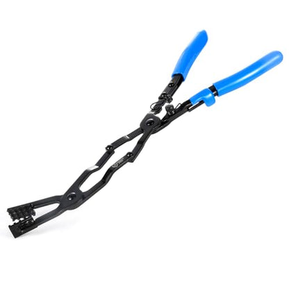 SMOTIVEPRO 35 Degree Long Hose Clamp Pliers with Locking Mechanism, Extra Long Reach Hose Clamp Pliers for Hard-to-Reach Hoses - color: 35 Degree Long Hose Clamp Pliers