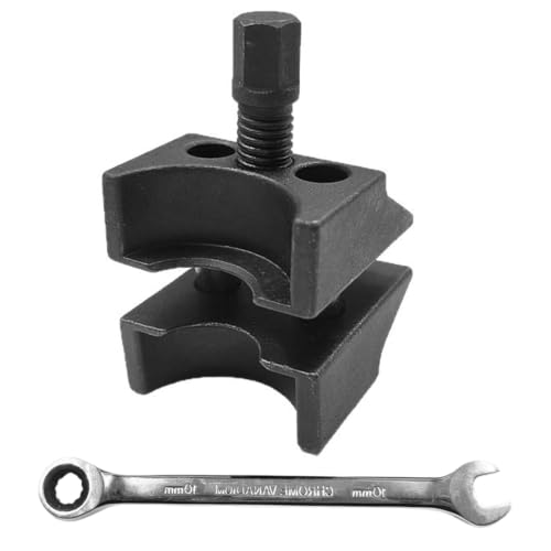 Strut Spreader Steel Steering Separator Hand Tool for Suspension Strut and Ball Joint Service Tasks in Garage Work Spreader Steering Separator Ball Joint Service Suspension Maintenance Threaded Tool - color: A