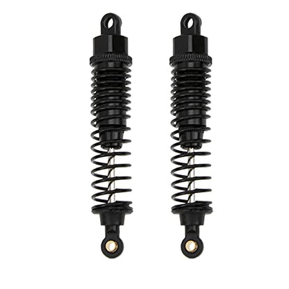 2Pcs Aluminum Shock Absorber Damper 166004 Compatible with Redcat Shockwave Sandstorm Tornado Epx/PRO S30 HSP 94106 94107 RC Off Road Buggy Truck (Black)