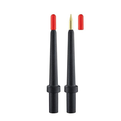 ZIBOO - 2Pk 4Mm Banana Jack 3 Tip Black (PPTK0024-2),Use for Autel Circuit Tester Power Circuit Probe