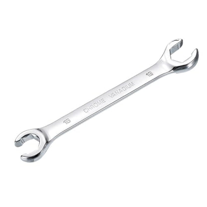 HARFINGTON Flare Nut Metric Wrench 16mm x 18mm CR-V Mirror Polished Chrome Plating Metric Wrench for DIY Hand-making Automotive Repairs and Household Maintenance - size: 16mm x 18mm