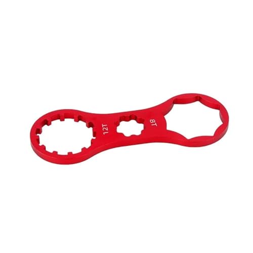 Bicycle Repair Tool kit Bicycle Front Fork Removal Tool Compatible with SR Suntour XCR/XCT/XCM/RST Shock Absorber Installation Tool Bicycle Repair Tools - color: Red
