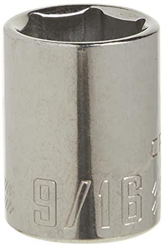 CRAFTSMAN Shallow Socket, SAE, 3/8-Inch Drive, 9/16-Inch, 6-Point (CMMT43004) - size: 9/16"
