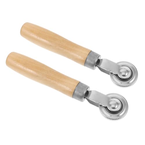 Amosfun 2Pcs Tire Patch Rollers with Handle Portable Tire Repair Tools for Quick Patching of Car Motorcycle and Bicycle Tires Essential Car Tire Repair Roller Kit