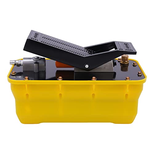 10000PSI Manual Tire Bead Breaker Tool Kit w/Hydraulic Metal Foot Pump and Air Hose Air Hydraulic Bead Breaker Portable Bead Breaking Tool