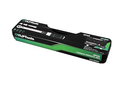 4-Piece Torque Wrench Set – 3/8" Drive Click Torque Wrench (10–80 ft-lb), 1/4" & 1/2" Drive Adapters, 3-Inch Extension Bar, ±3% Accuracy, Chrome Vanadium Steel, Includes Storage Case - size: 10-80 ft-lb, style: 3/8-inch