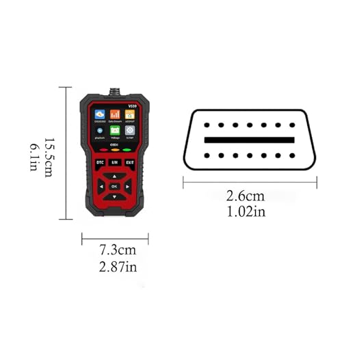 OBD2 Scanner for Mercedes-Benz GLB-Class 2020 2021 2022 2023 2024 2025, Car Diagnostic Tool and Code Reader, Live Data, I/M Readiness, Battery Voltage Display, Easy to Use