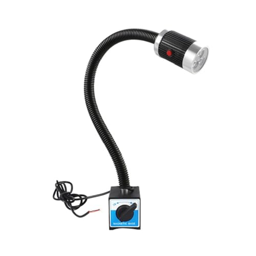 Led Machine Light 110/220/24V IP68 Waterproof Work Light, Agnetic Work Light Bar,Industrial Flexible Gooseneck Lamp Magnetic Switch Base,Work Light For Lathe Milling Lighting ( Size : 6W-24V )