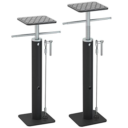 2pcs Heavy Duty RV Slide Out Support Jacks Adjusts from 20" to 42", 5000lb Capacity with Flat Bottom Slide-Outs for RV, Camper and Travel Trailer. (20" to 42") - size: 20" to 42"