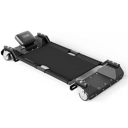 Vyper Lay-Down Automotive Creeper - 46", 400 lb Capacity | Heavy Duty Mechanics Creeper with Puncture Proof Fabric and Adjustable Headrest, Comfortable, Made in USA