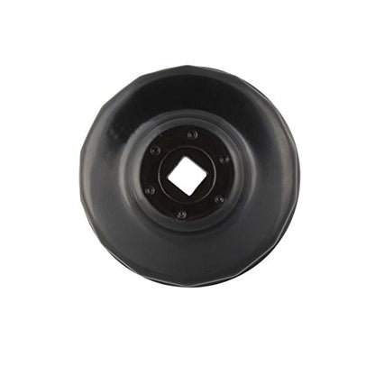 Steelman Low Profile Oil Filter Cap Wrench Socket 74mm x 14 Flute, 3/8-inch Drive, Heavy Duty Chrome Vanadium Steel - size: 74 Millimeter x 14 Flute