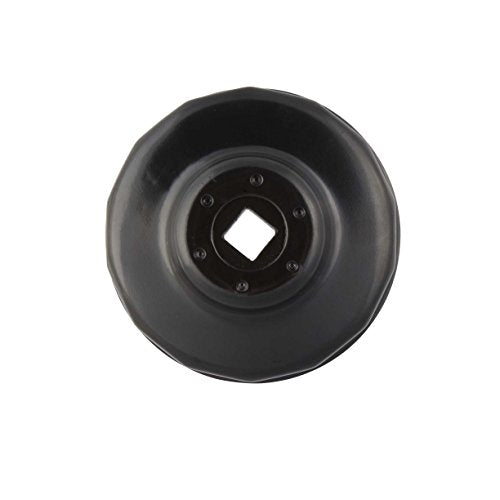 Steelman Low Profile Oil Filter Cap Wrench Socket 74mm x 14 Flute, 3/8-inch Drive, Heavy Duty Chrome Vanadium Steel - size: 74 Millimeter x 14 Flute