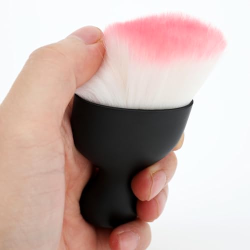 Car Detailing Brush, Soft Bristle Cleaning Brush, Scratch-Free Auto Duster Tool for Dashboard, Air Vents, Leather & Interior Cleaning (Black&Pink) - color: Black&Pink