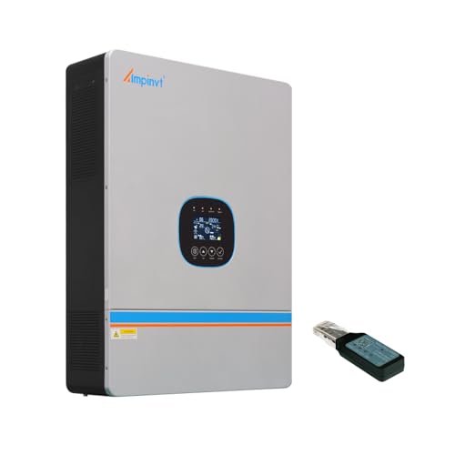 Ampinvt 10000W Hybrid Solar Inverter with WiFi, Split Phase Inverter Charger 48Vdc to 120V/240Vac Support Parallel Up to 6 Units, Built-in 200A MPPT Battery Charging for Lead Acid and Lithium Battery