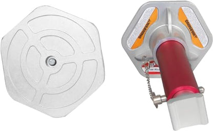 Big RED T43004-1 Torin Aluminum Jack Stands with Locking Support Pins: 3 Ton (6,000 lb.) Capacity, Red/Silver, 1 Pair - size: 3 ton, style: Aluminum Locking
