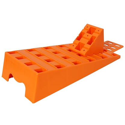 5T Caravan Levelling Ramps, Heavy Duty RV Leveling Ramps Set with 2 Wheel Chocks, Camper Trailer Levelers for Motorhome, Travel Trailer, Camper, with Portable Carry Bag