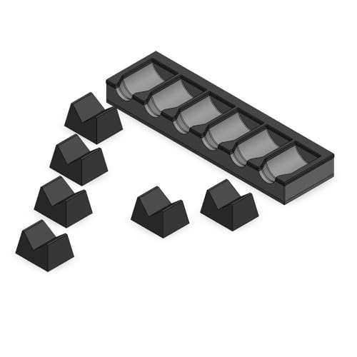 MagAttach Socket Extension Organizers (1/2", Grey/Black) - color: Grey/Black, size: 1/2"
