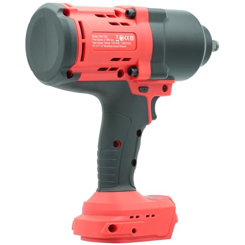 BESWELL CIW-112C1 1/2" Impact Wrench for Makita 18V/21V Battery, 1256 Ft | High torque brushless impact gun with 4-mode speed. Bare tool (no battery) for heavy suspension & professional truck repair.