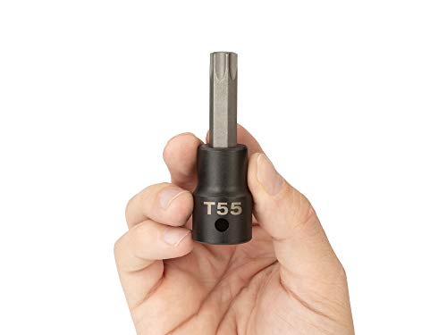 TEKTON 1/2 Inch Drive x T55 Torx Impact Bit Socket | SIB24255 - size: T55