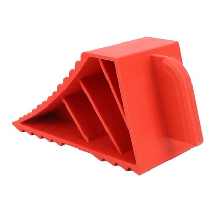 Heavy Duty Wheel Chocks, Premium Rubber Tire Stopper with AntiSlip Design, Ideal for Trucks and Trailers with 8.26x3.93 Inch Dimensions