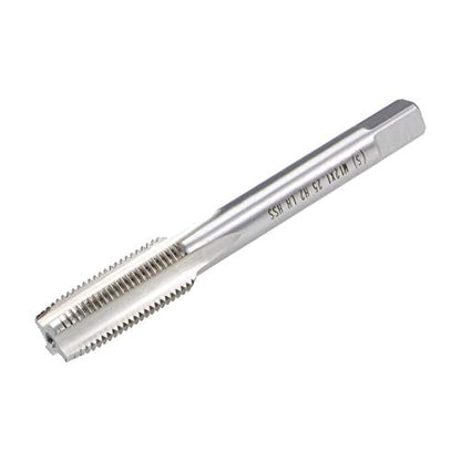 uxcell Metric Machine Tap Left Hand M12 Thread 1.25 Pitch H2 4 Flutes High Speed Steel Screw Thread Taps Tapping Tool - size: M12x1.25