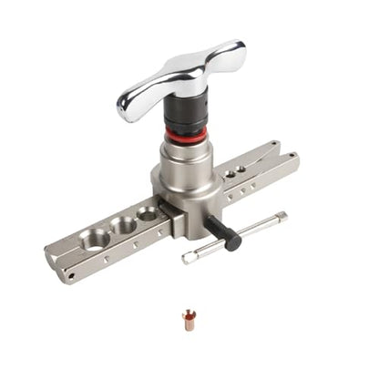 Wostore Manual & Electric Eccentric Flaring Tool - 9 Dies for Eccentric Flares on 6mm,1/4",9mm,3/8",10mm,12mm,1/2",5/8"(16mm)&3/4"(19mm) Copper Pipes - Ideal for Refrigeration HVAC Plumping Work… - size: Manual and Electric 9 size tool
