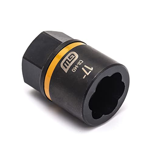 GEARWRENCH 3/8" Drive Bolt Biter Impact Extraction Socket 17- mm - 84772 - size: 3/8 Drive, 17-mm, style: METRIC