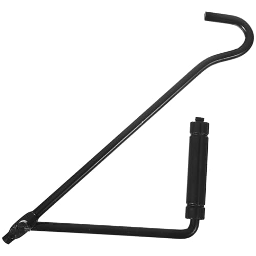Foldable Scissor Jack Handle Car Jack Hand Rocker for Round Solid Shaft Portable Tools for Tire Change Trunk Storage and Roadside Vehicle Maintenance