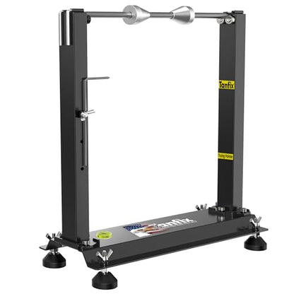 Motorcycle Wheel Balance Stand, Heavy-Duty Single-Axle Wheel Balancing Tool for Static & Dynamic Tire Alignment - style: Lightweight Version-Update