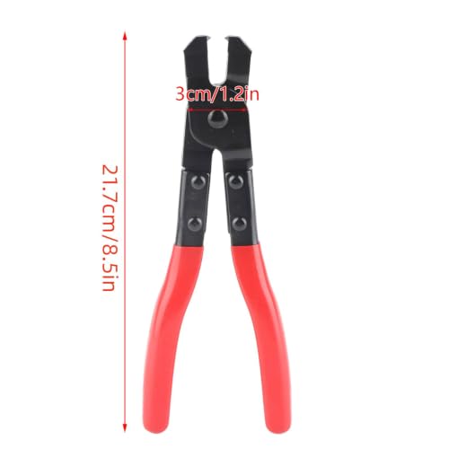 CV Boot Clamp Plier, Ear Type Clamp Plier for CVJ Boot Clamps Precision Compression Joint Tool Carbon Steel Anti Rust Durable Grip Design for CV Axle Service and Auto Repair