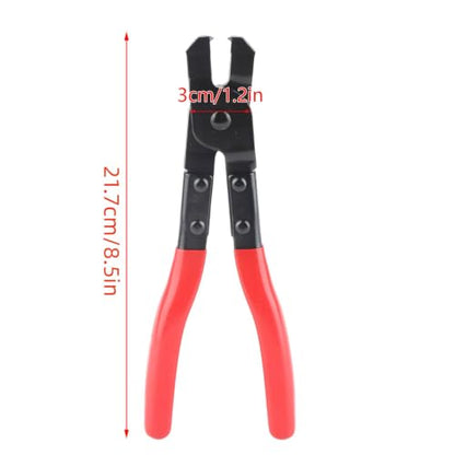 CV Boot Clamp Plier, Ear Type Clamp Plier for CVJ Boot Clamps Precision Compression Joint Tool Carbon Steel Anti Rust Durable Grip Design for CV Axle Service and Auto Repair