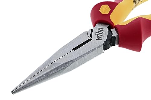 Wiha 32923 8-Inch Insulated Industrial Long Nose Pliers