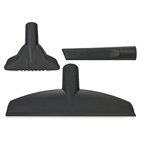 Shop-Vac 3PC Nozzle Kit, 1-1/4" ID, Includes Gulper, Crevice and Floor Tool | Fits Wet/Dry Shop-Vac with 1-1/4 Inch Diameter Hoses