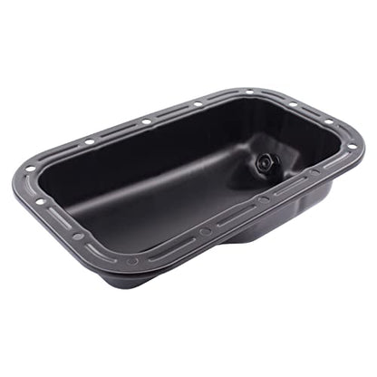 NewYall Lower Engine Oil Pan Sump w/Drain Plug | for Chrysler 300 Dodge Challenger Charger for Jeep Wrangler 2011-2016 5184546AA 5184546AB 5184546AC 264-357 CRP50A