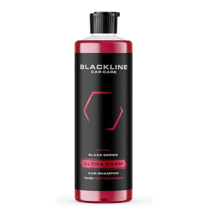 Blackline Automotive Extreme Foaming Car Shampoo - Extreme Ultra Foam Perfect for Ceramic Coatings - Compatible with Foam Cannon for Pressure Washer (16 Fl Oz, Cotton Candy) - size: 16 Fl Oz (Pack of 1)