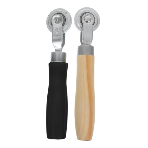 Tire Repair Roller Tool 2-Piece Set for Car Tire Patch Application with Seam Roller Design 7.28X1.45X0.51 Inches Automotive Repair Tools for Sidewall and Cold Sealing