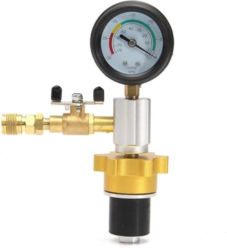 Coolant Vacuum Refill Kit Radiator Cooling System Vacuum Refilling Gauge Tool with 32mm 35mm 40mm 45mm Apdapters