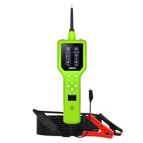 P100Pro Automotive Circuit Tester, 9-30V Power Circuit Probe Kit with Oscilloscope Multimeter, 4 Modes Car Electrical Diagnostic Tool for Continuity Test, Short Circuit Locating, Component Activation