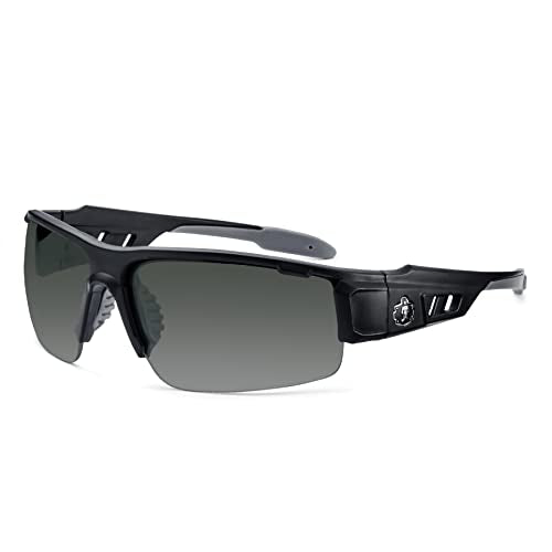Ergodyne Skullerz DAGR Anti Scratch Safety Glasses, Anti-Fog, ANSI z87.1 - color: Smoke Lens