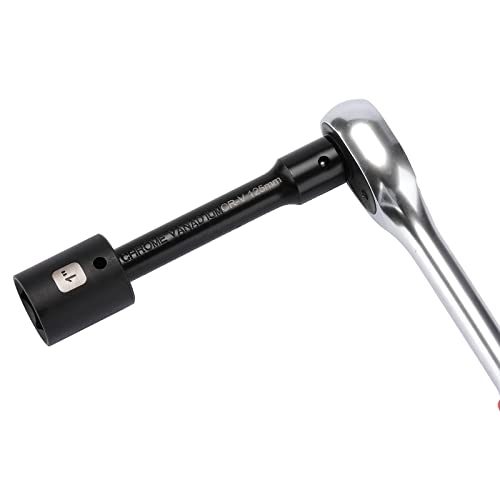 Mayouko 1/4",3/8",1/2" Drive Extension Bar Set, CR-V, 9 Pieces Socket Extension Bars for Narrow and Deep Areas