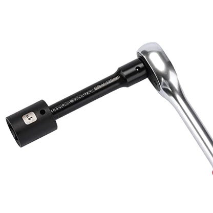 Mayouko 1/4",3/8",1/2" Drive Extension Bar Set, CR-V, 9 Pieces Socket Extension Bars for Narrow and Deep Areas